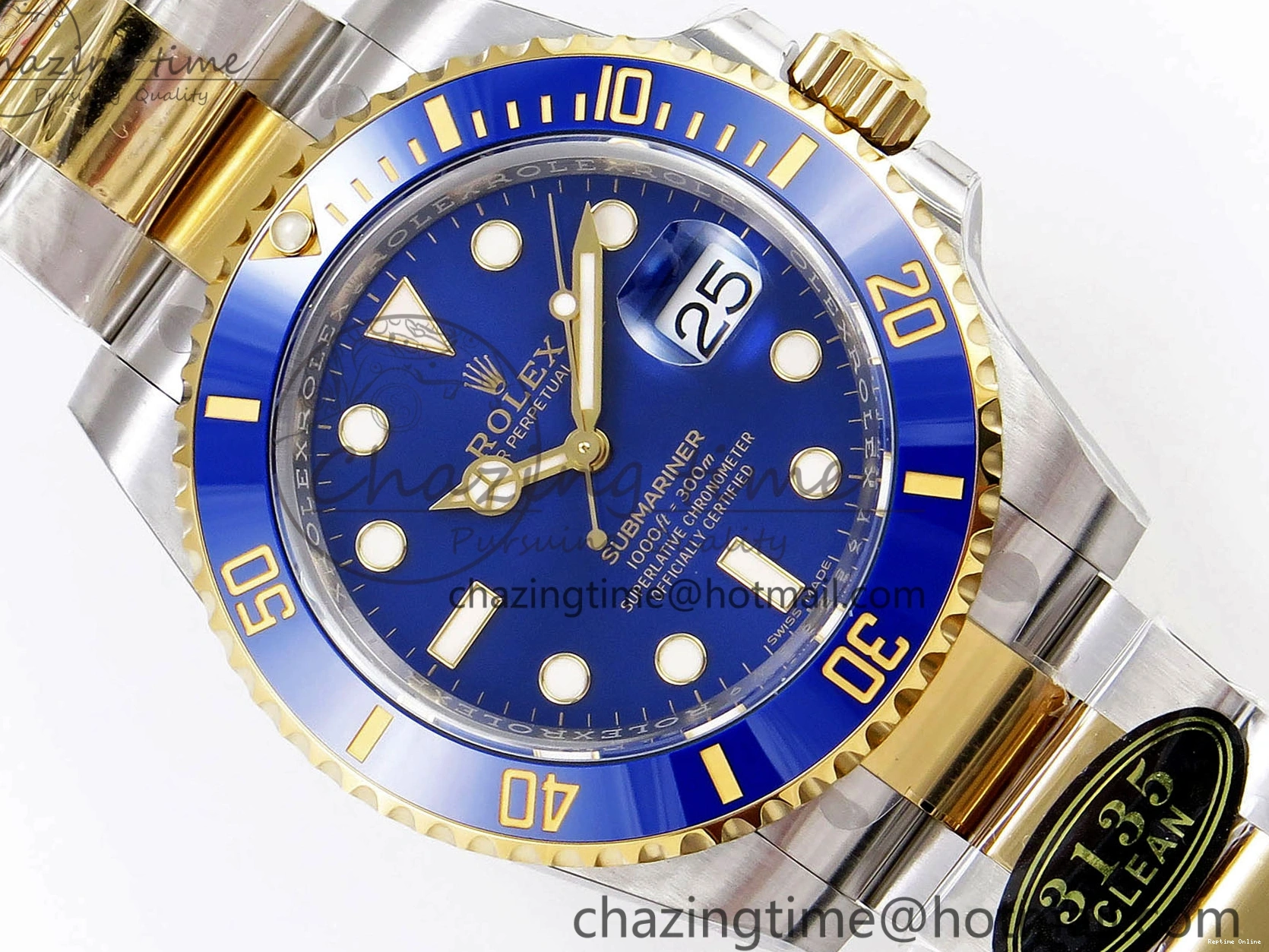 0112 Resilient Submariner 116613 LB Blue Ceramic Clean Factory 1:1 Best Edition 904L SS Case and Bracelet VS 1873